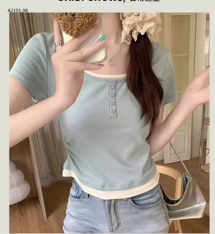 ÁO THUN GIAR 2 DÂY NỮ-sỉ 128k 