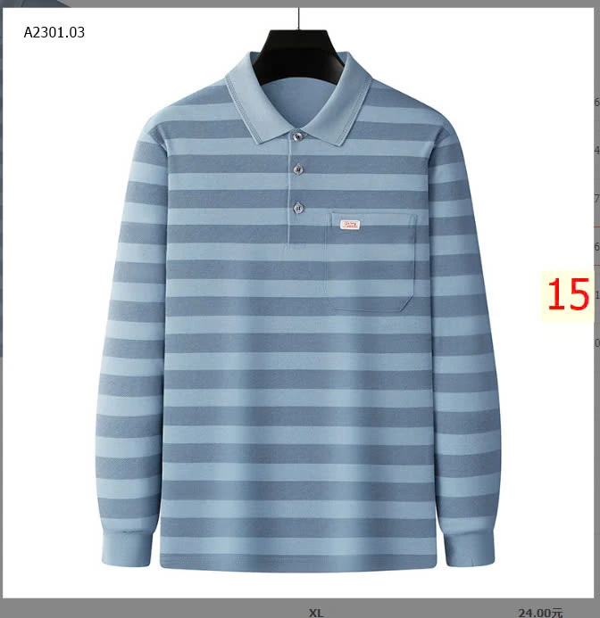 ÁO POLO DÀI  TAY TRUNG NIÊN -sỉ 125k