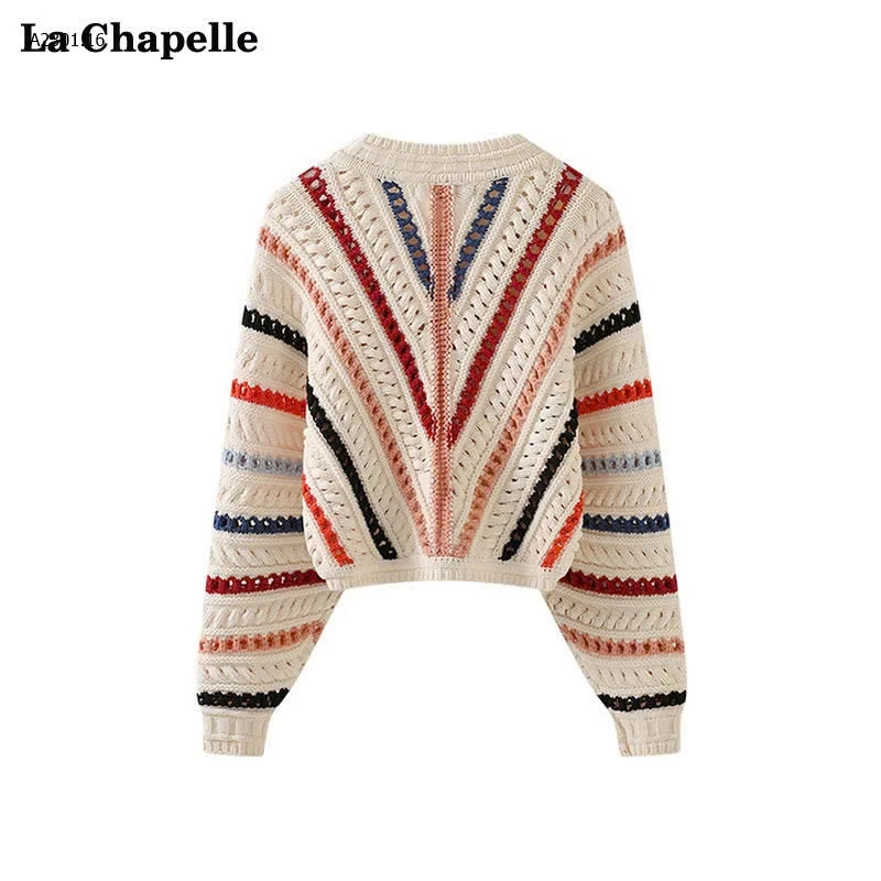 ÁO LEN PHỐI MÀU  LACHAP ELLE-sỉ 350k