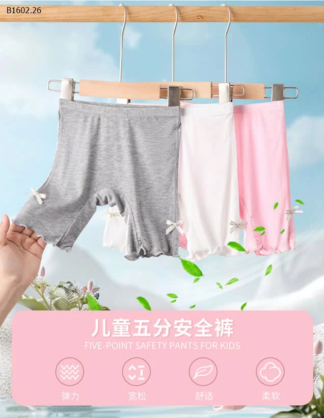 QUẦN ĐÙI GẮN NƠ BÉ GÁI-Sỉ 48k/ 1 chiếc