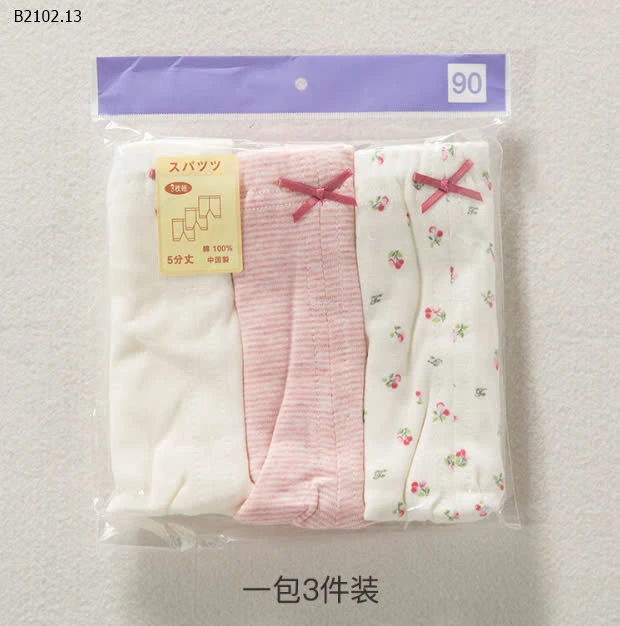 SET 3 QUẦN SHORT CHO BÉ GÁI-Sỉ 134k/ 1 sét 3 quần 