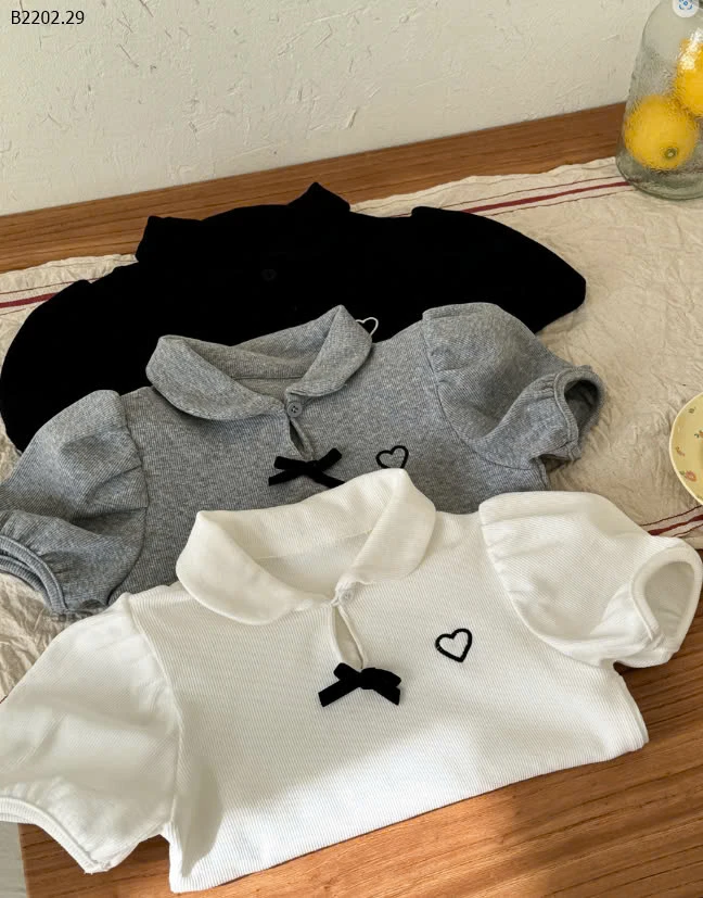 ÁO THUN CỔ SEN TAY BỒNG-sỉ 129k