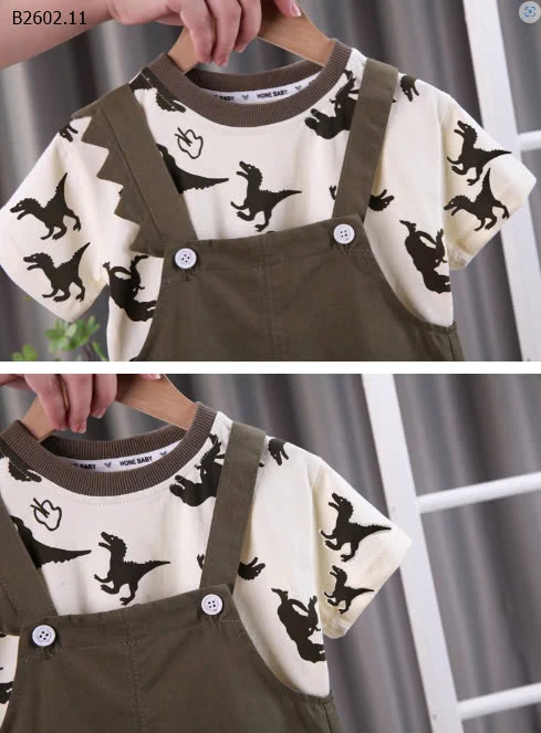 SET YẾM KÈM ÁO PHÔNG BÉ TRAI -sỉ 123k