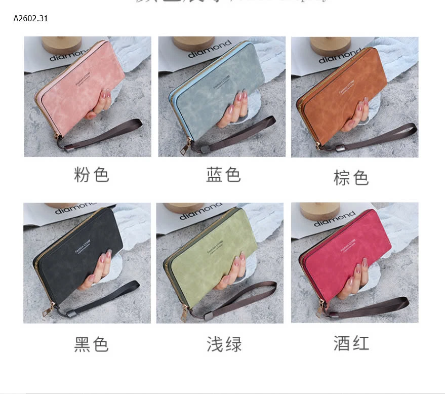 VÍ DÀI CẦM TAY NỮ-sỉ 48k