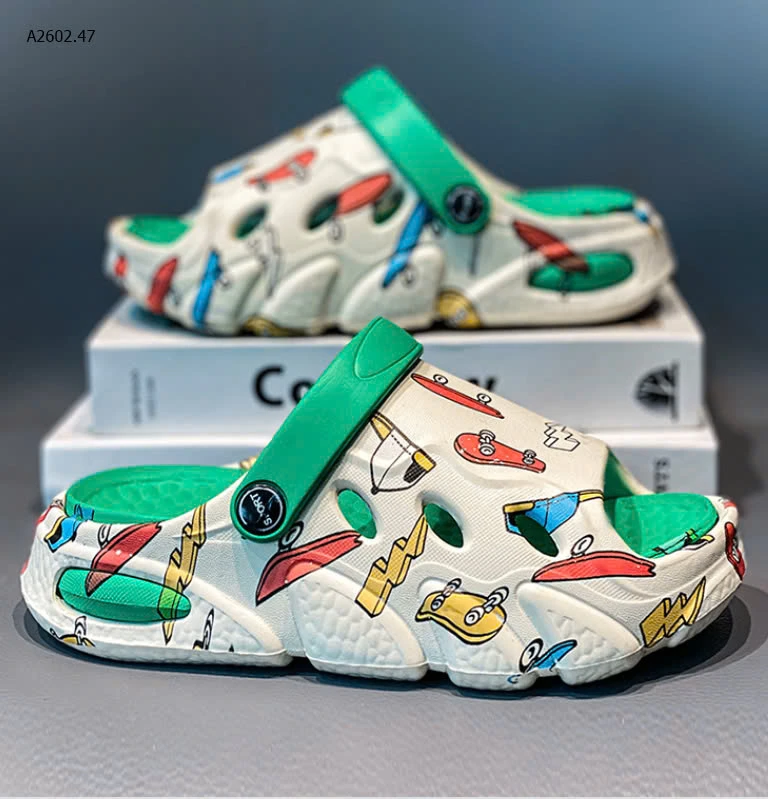 DÉP SANDAL HỌA TIẾT CHO BÉ-sỉ 123k