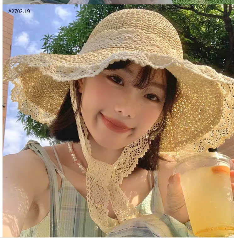 MŨ CÓI VIỀN REN -sỉ 50k