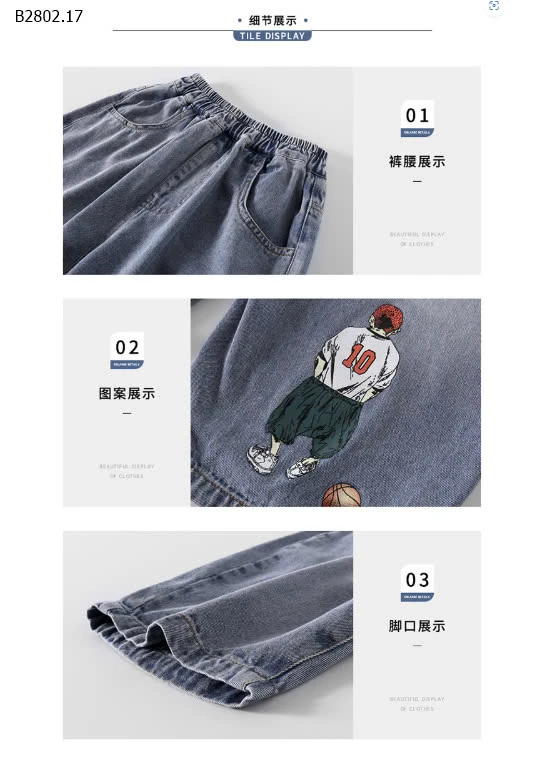 QUẦN SHORT JEAN BÉ TRAI SZ ĐẠI-sỉ 118k