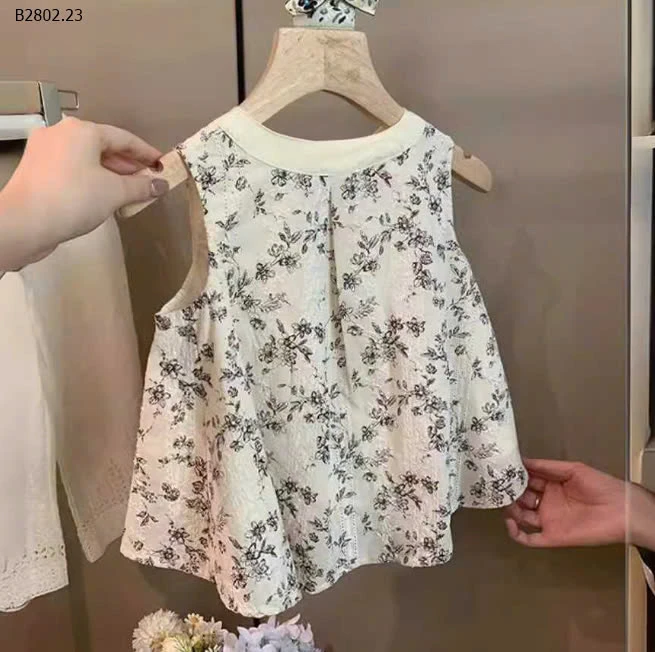 ÁO HOA SÁT NÁCH PHỐI QUẦN CHO BÉ-sỉ 154k