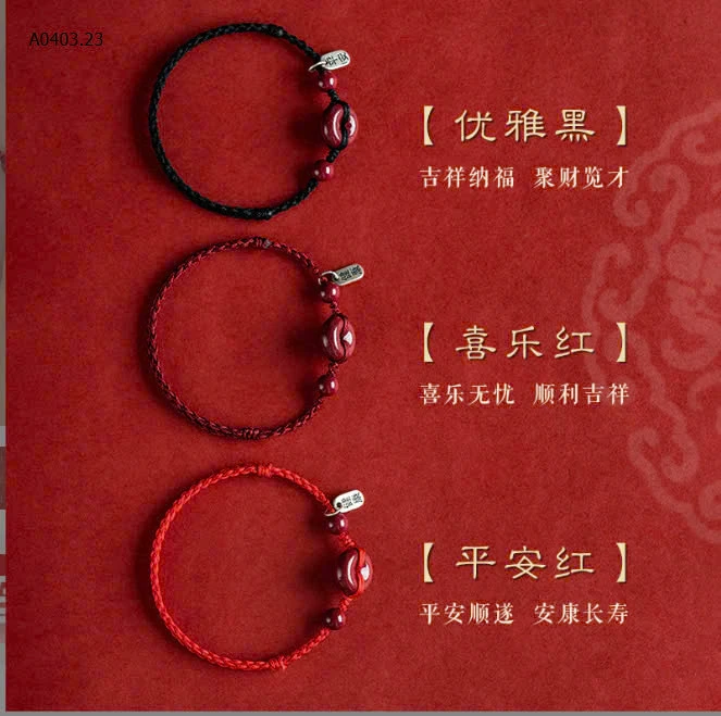 VÒNG TAY CHỈ ĐỎ BÌNH AN-sỉ 39k