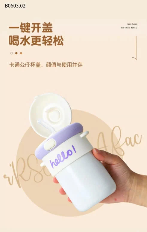 BÌNH NƯỚC KUTE CHO BÉ-sỉ 55k