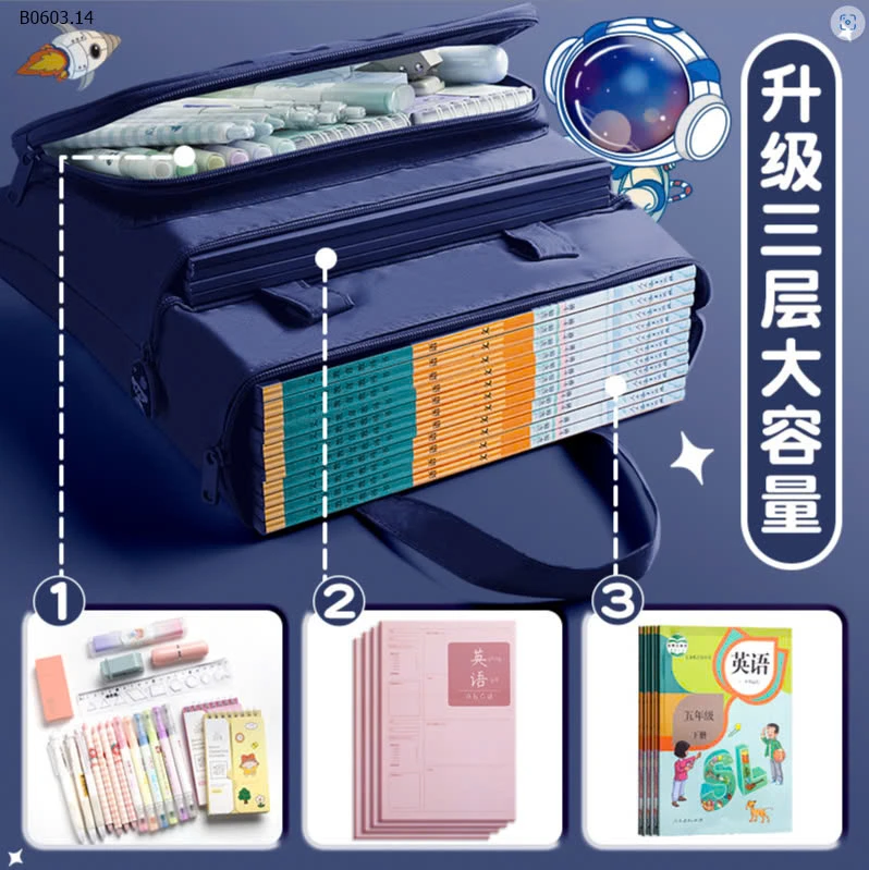 TÚI HỌC THÊM CHO BÉ YÊU -sỉ 55k