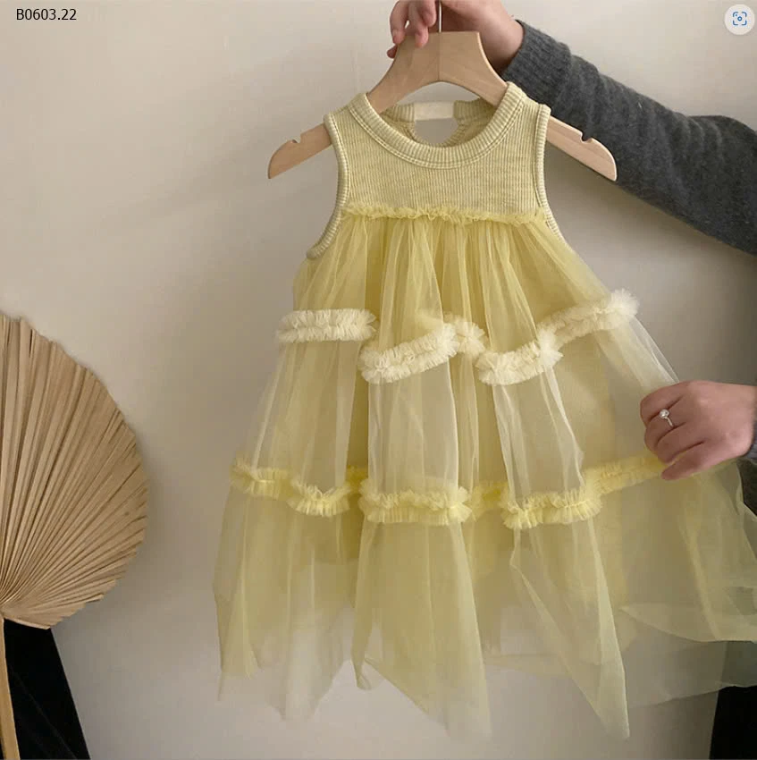 VÁY CÔNG CHÚA SÁT NÁCH BÉ GÁI CUTE -sỉ 240k