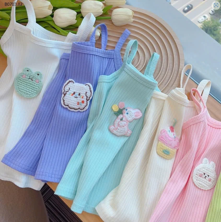 ÁO HAI DÂY CHO BÉ-sỉ 55k