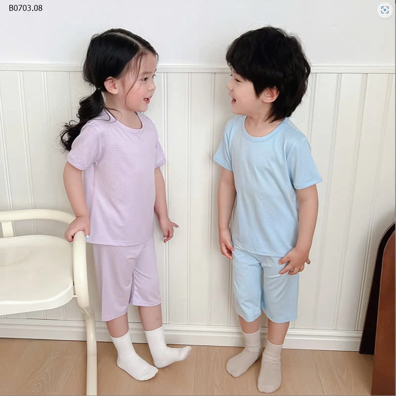 Bộ thông hơi mặc nhà cho bé -sỉ 121k