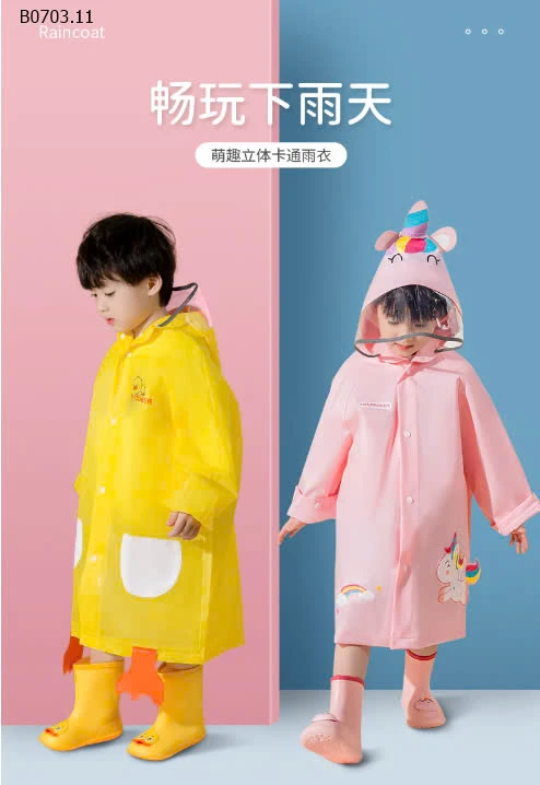 ÁO MƯA EVA CHO BÉ-sỉ 129k