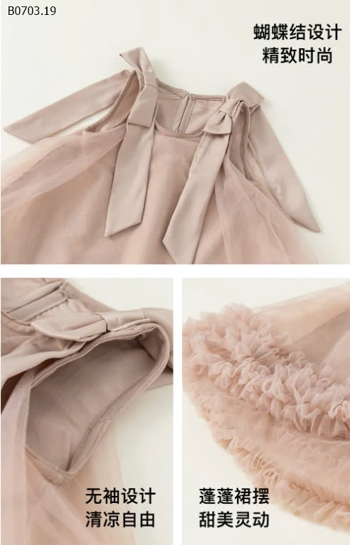 VÁY CÔNG CHÚA CHO BÉ-sỉ 275k