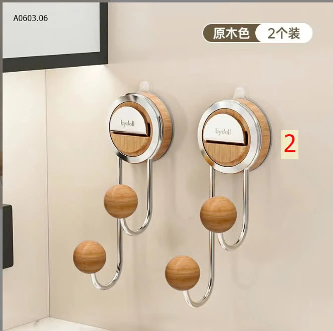 SET 2 MÓC TREO ĐỒ HÚT CHÂN KHÔNG-sỉ 109k/set 2c 