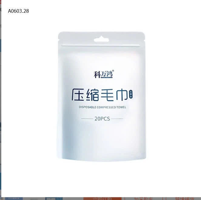 SET 3 TÚI KHĂN MẶT NÉN CAO CẤP-sỉ 44k/set 3 túi 