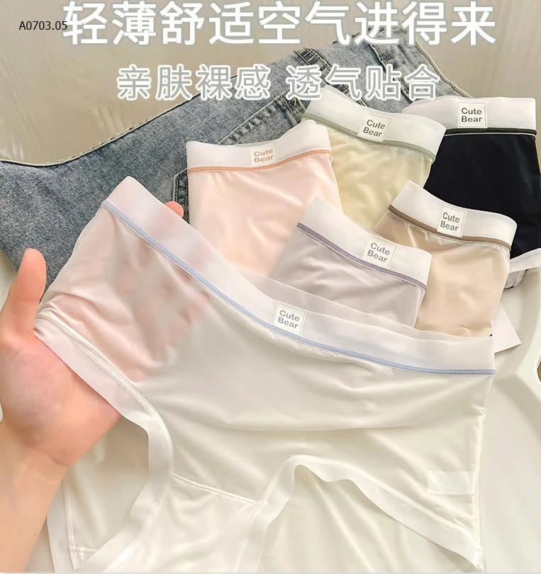 QUẦN LÓT TÀNG HÌNH CUTE BEAR-sỉ 138k/set 6c mix màu 