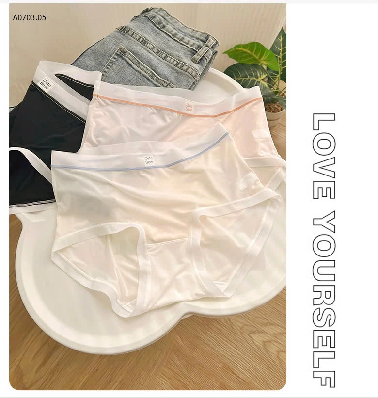 QUẦN LÓT TÀNG HÌNH CUTE BEAR-sỉ 138k/set 6c mix màu 