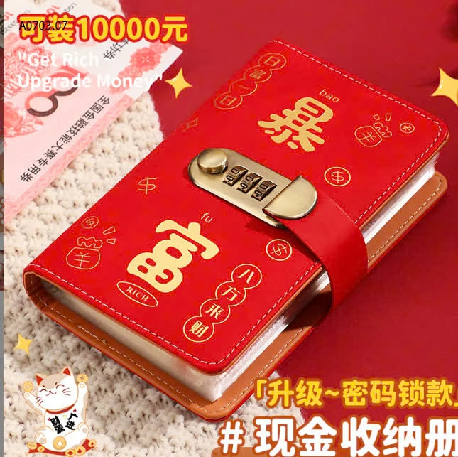 VÍ ĐỰNG TIỀN CÓ KHÓA MẬT KHẨU-sỉ 71k