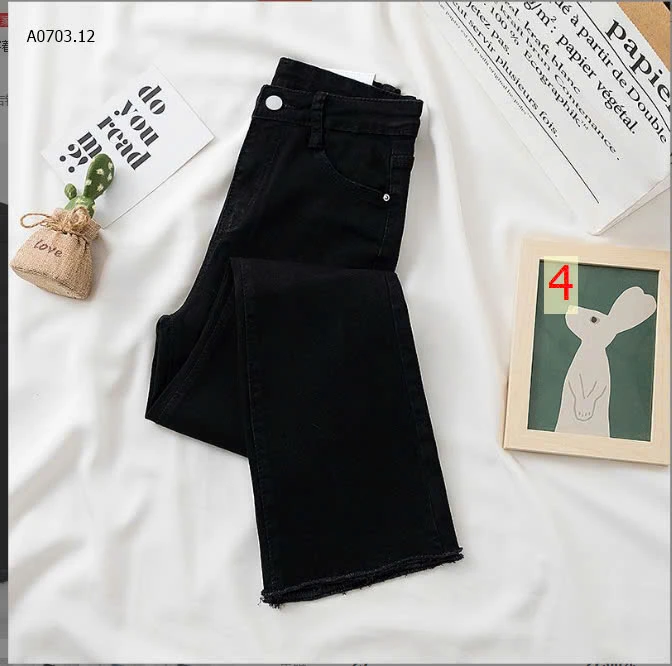 QUẦN JEAN ỐNG ĐỨNG CẠP CAO NỮ-sỉ 132k