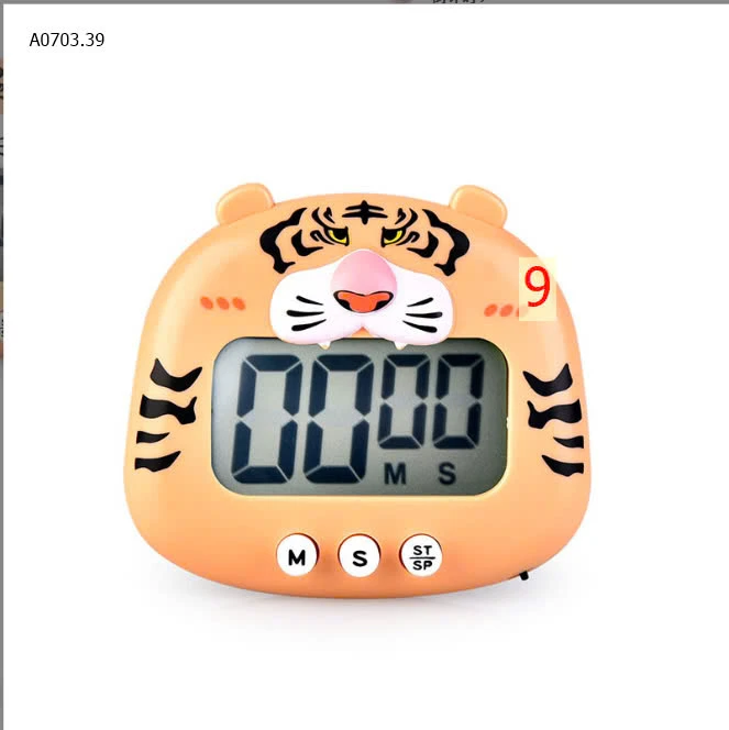 ĐỒNG HỒ BÁO THỨC, BẤM GIỜ NAM CHÂM HOẠT HÌNH -sỉ 60k