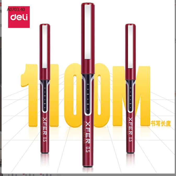 BÚT KIM NƯỚC DELIsỉ 78k/hộp 12c