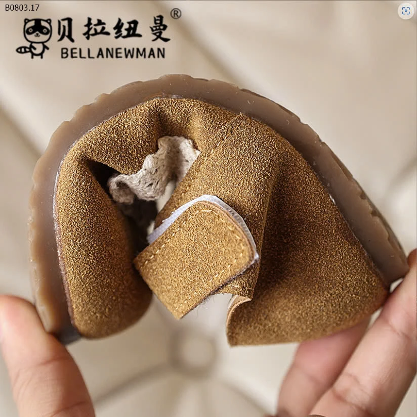 Giày búp bê da lộn phối ren QC -sỉ Sz 23-28 : 123k           Sz 29-34 : 130k