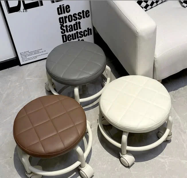 GHẾ TRÒN XOAY BỆT CÓ BÁNH XE-sỉ 90k