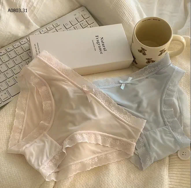 SET 10 QUẦN CHIP VIỀN REN MIX MÀU -sỉ 135k/set 10c mix màu