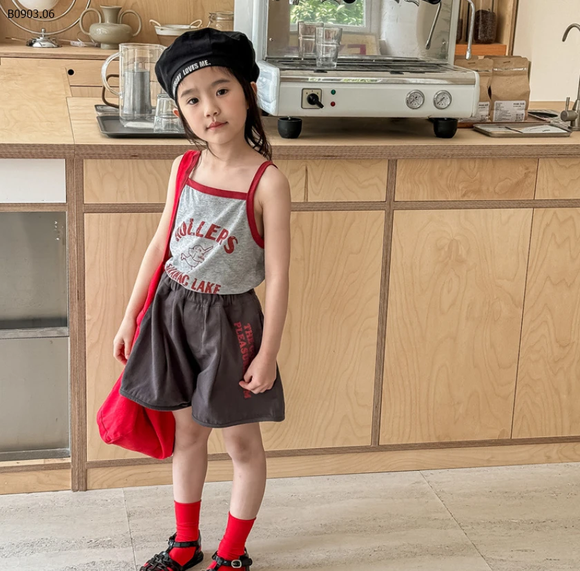 SHORT THÔ IN CHỮ ADBABY-sỉ 138k