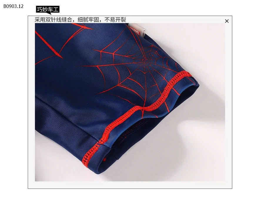 BỘ BƠI NGƯỜI NHỆN DÀI TAY CHO BÉ TRAI-sỉ 115k