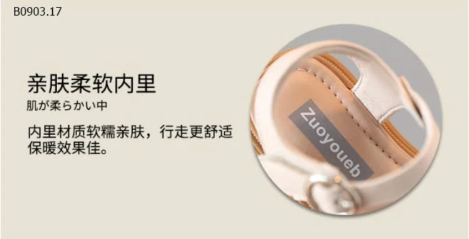SANDAL QUAI DÁN CHO BÉ -sỉ 124k