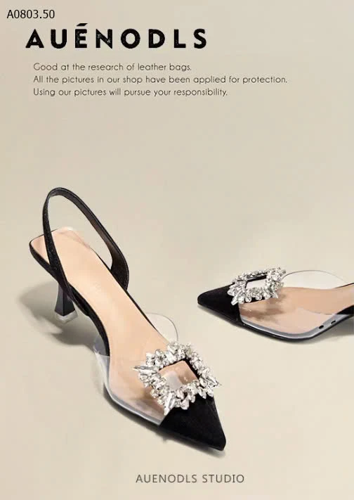 CAO GÓT MŨI NHỌN HỞ GÓT CHO NỮ-sỉ 145k