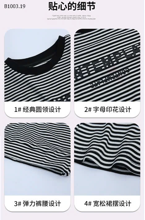 SET KẺ SỌC CHO BÉ-sỉ 187k