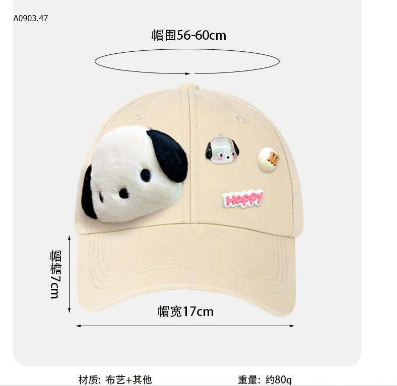 MŨ LƯỠI TRAI CUTE-sỉ 57k
