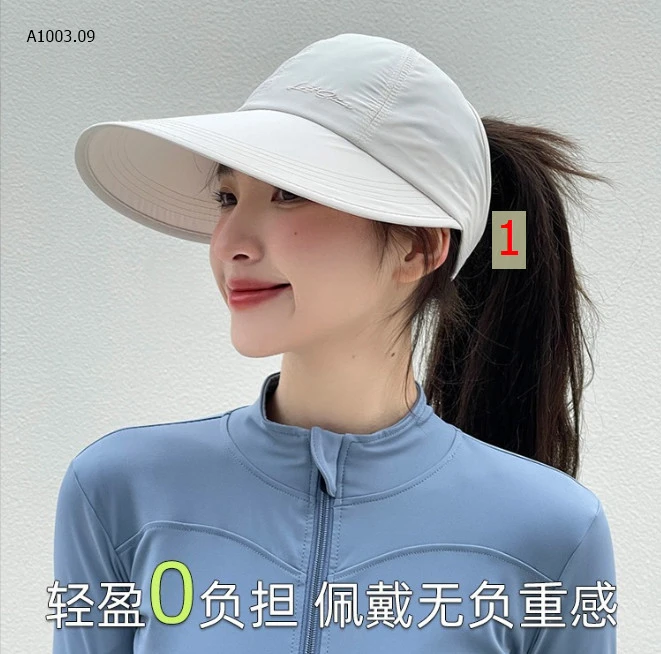 MŨ CHỐNG NẮNG NỬA ĐẦU UPF50+ H296-sỉ 55k