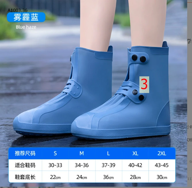 Giày đi mưa silicon -sỉ 87k