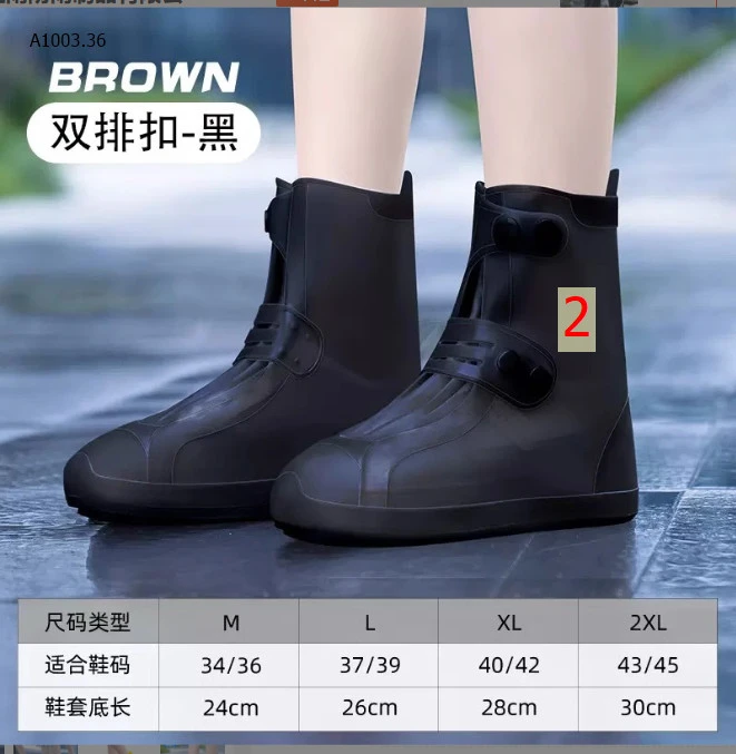 Giày đi mưa silicon -sỉ 87k