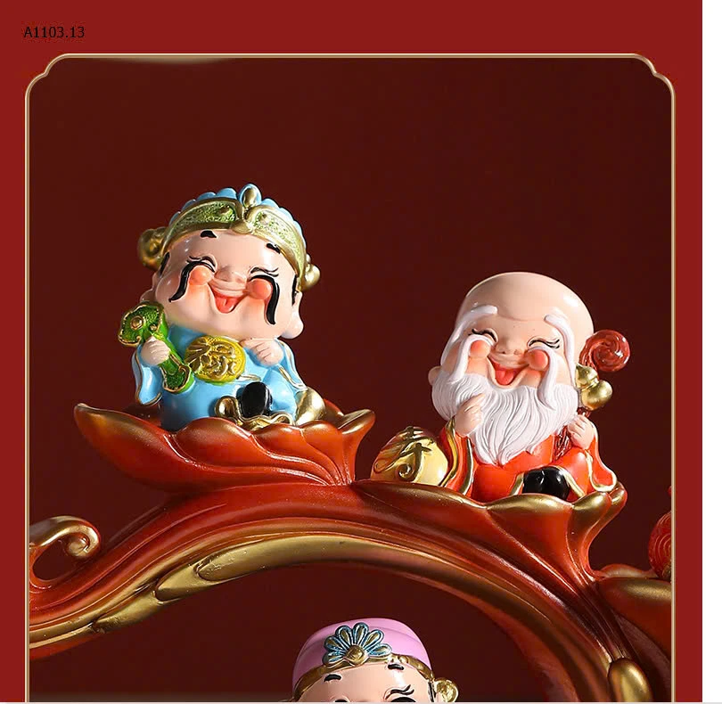 BỘ TƯỢNG 5 ÔNG THẦN TÀI-sỉ 230k