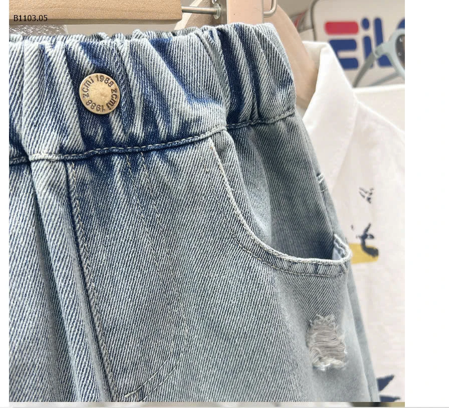 QUẦN SHORT JEAN CHO BÉ TRAI H.ÃNG KACADY-sỉ 118k