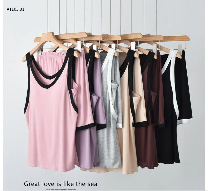 BỘ THUN SÁT NÁCH CHO NỮ -sỉ 137k