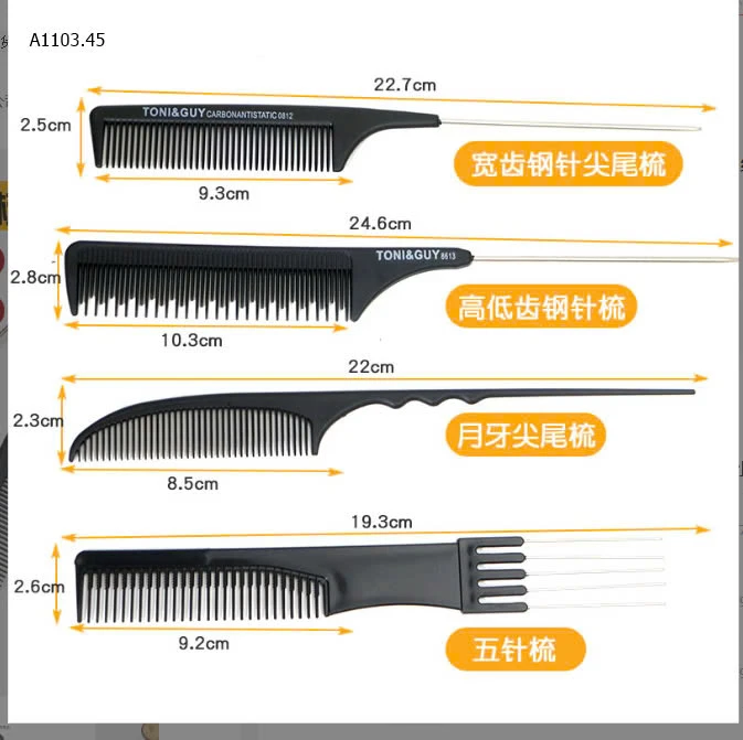 SET BỘ LƯỢC TẠO KIỂU-sỉ 47k/set 4c mix 