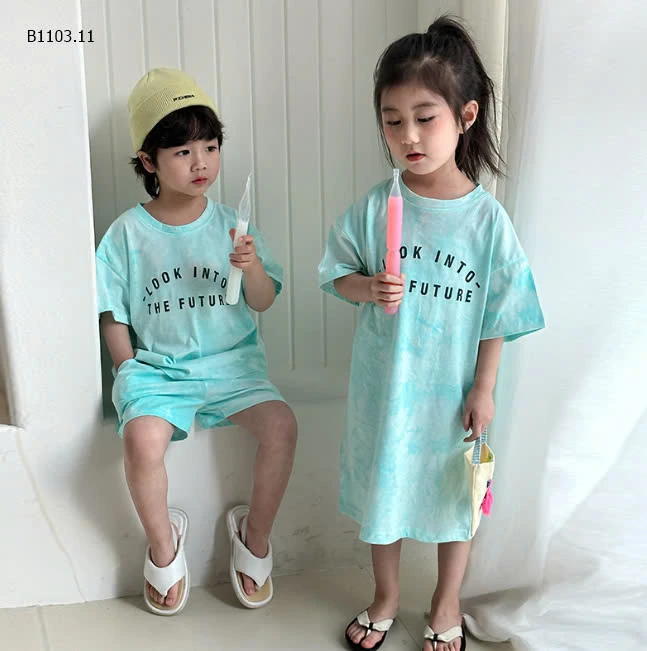 SET ĐỒ ĐÔI BÉ GÁI BÉ TRAI -sỉ 168k