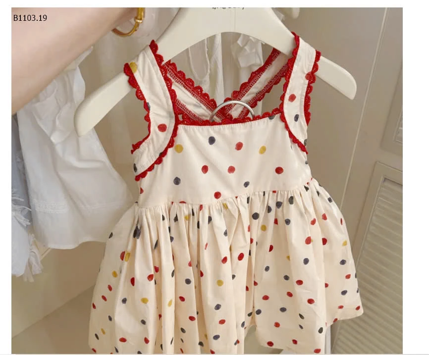 VÁY CHẤM BI CHO BÉ-sỉ 136k