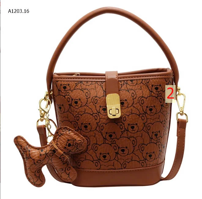 TÚI XÁCH GẤU KÈM MÓC CHO NỮ-sỉ 172k