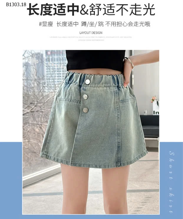 QUẦN GIẢ VÁY BÉ GÁI -sỉ 132k