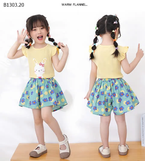 QUẦN XÒE DÁNG VÁY BÉ GÁI-sỉ 65k