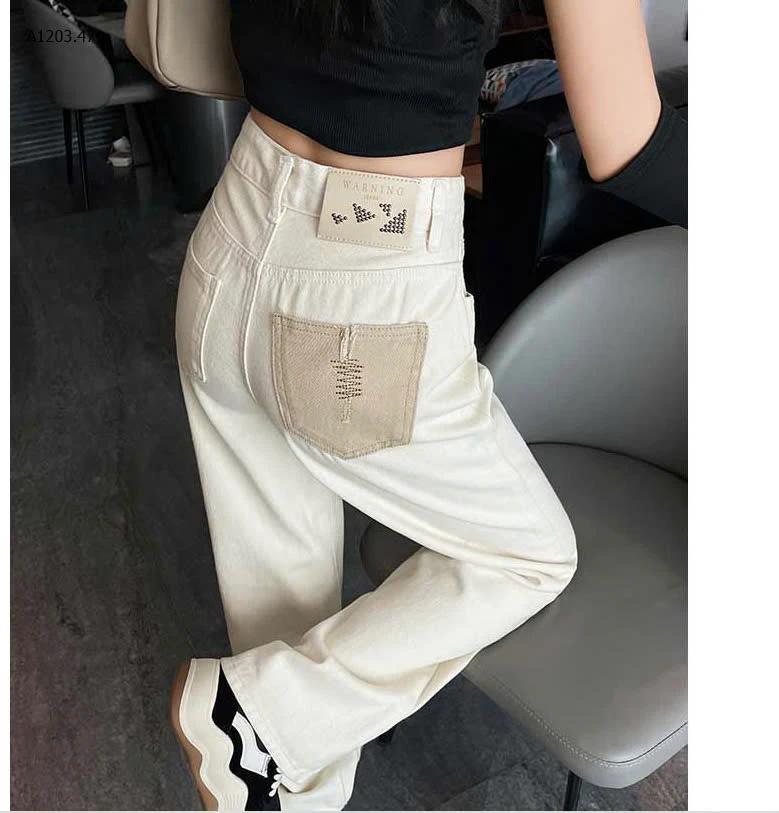 QUẦN JEAN SUÔNG MIX TÚI SAU -sỉ 152k